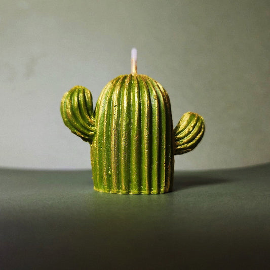 Cactus Candle . Soy Wax Cactus Candle.